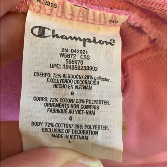 Champion Women's French Terry Full Zip Hoodie size large athleisure athletic - Picture 8 of 10